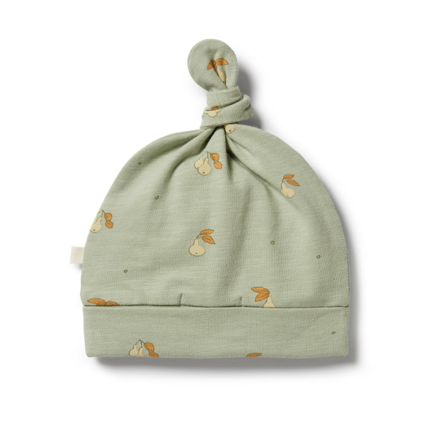 Organic Knot Hat - Perfect Pears