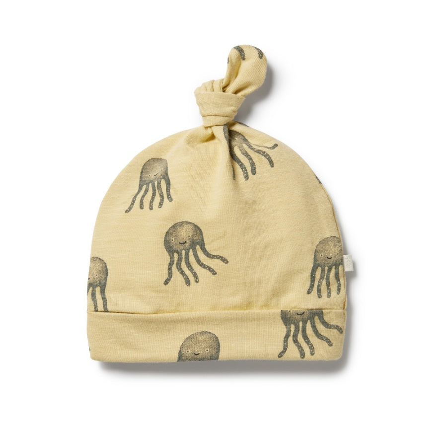 Organic Knot Hat - Ollie Octopus