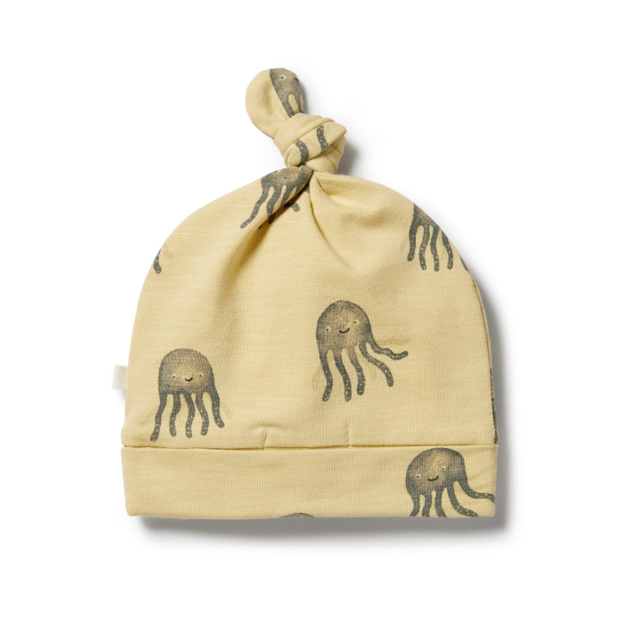 Organic Knot Hat - Ollie Octopus