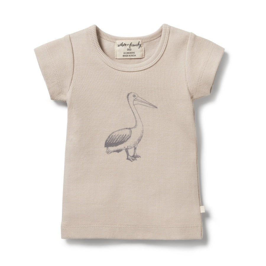 Organic Rib Tee - Little Pelican
