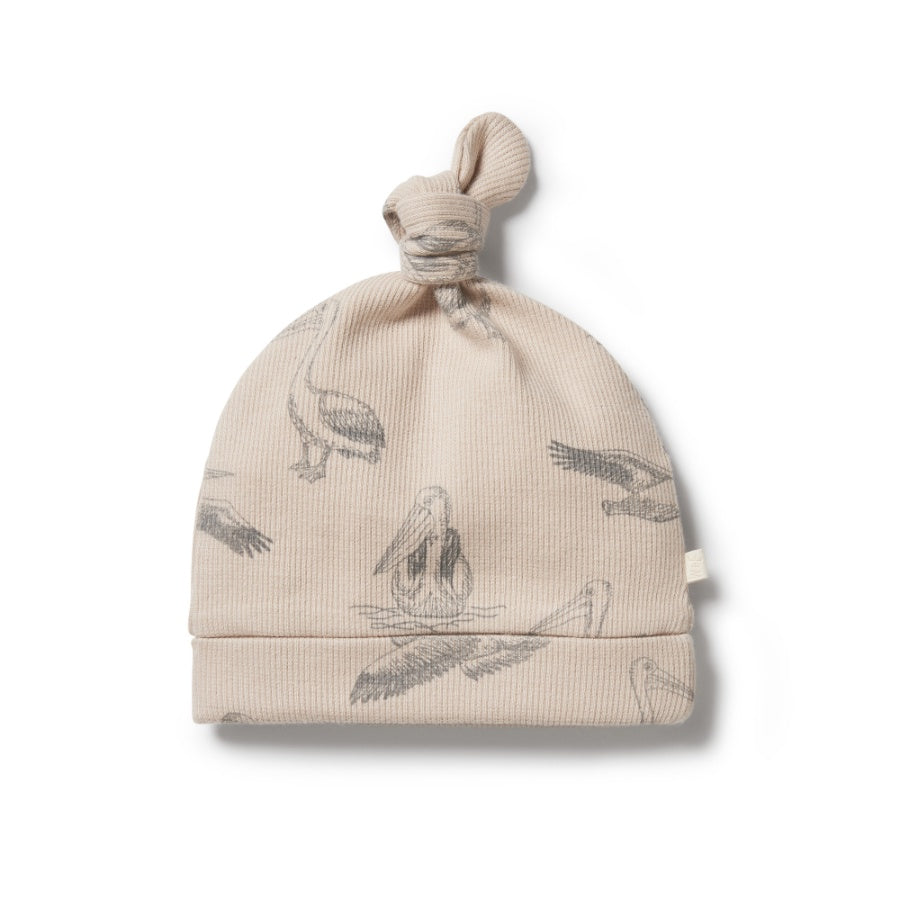 Wilson & Frenchy Organic Rib Knot Hat - Little Pelican