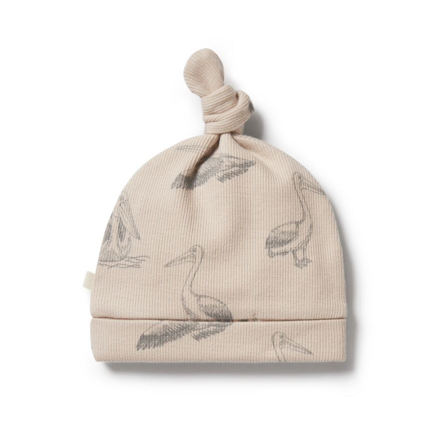 Wilson & Frenchy Organic Rib Knot Hat - Little Pelican