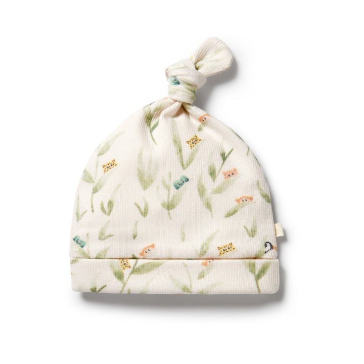 Wilson & Frenchy Organic Rib Knot Hat - Peek-a-Boo