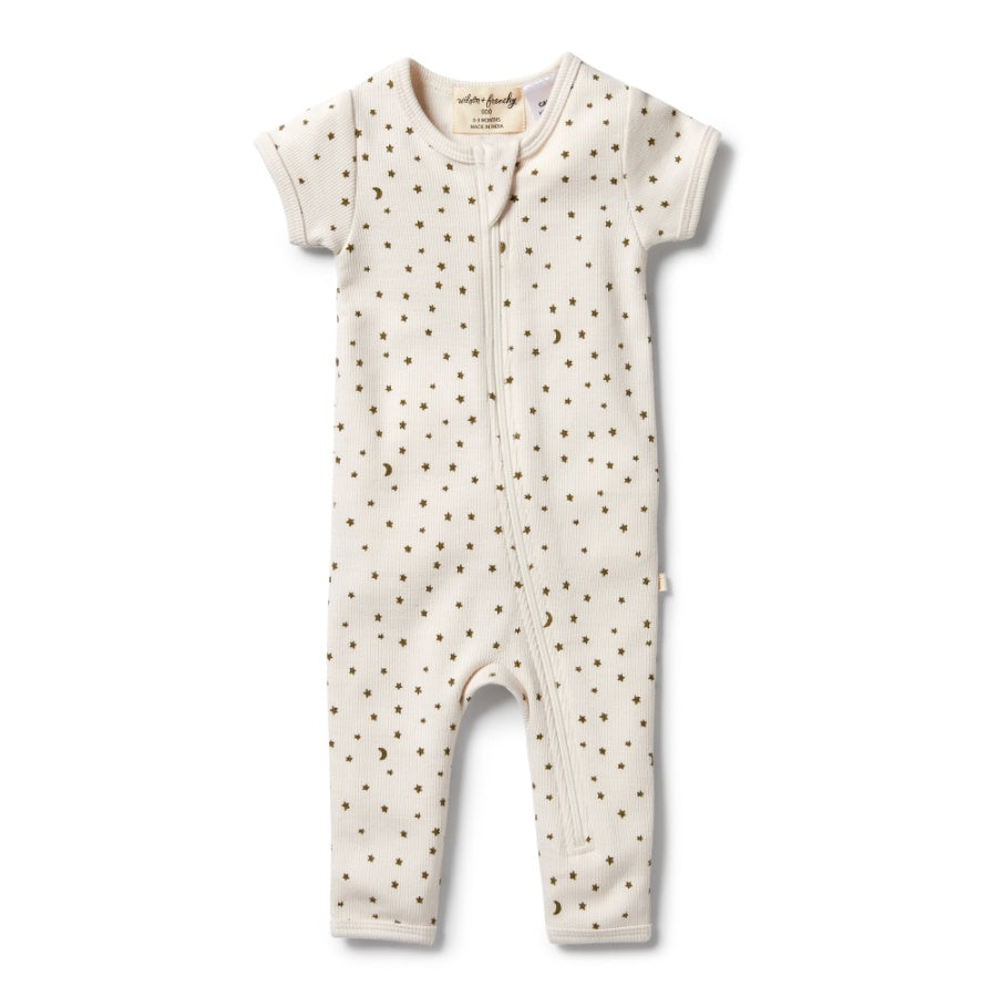 Organic Rib Zipsuit - Chasing the Moon