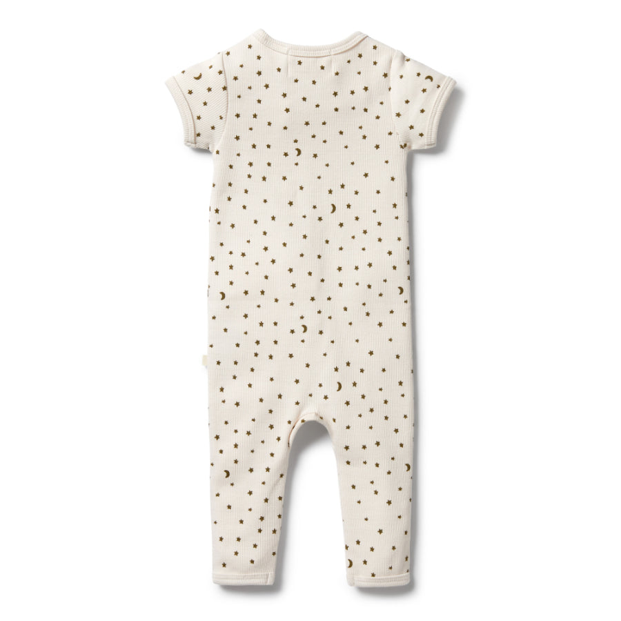 Organic Rib Zipsuit - Chasing the Moon