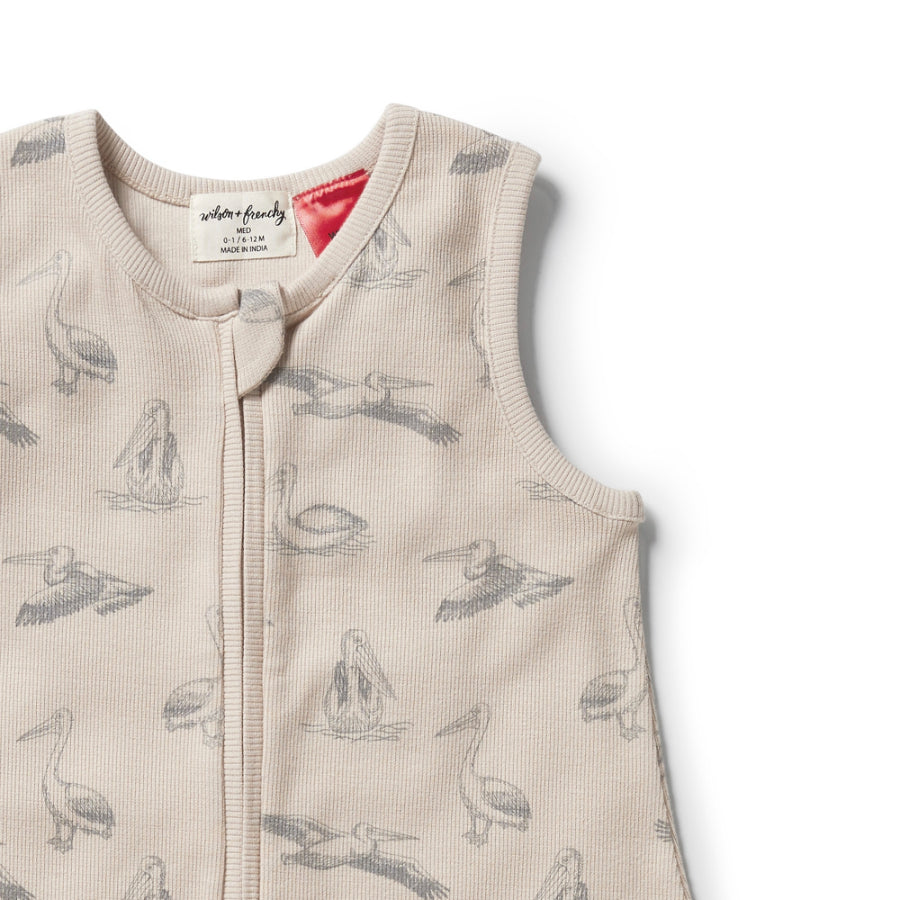 Organic Rib Sleeping Bag 0.9 TOG - Little Pelican