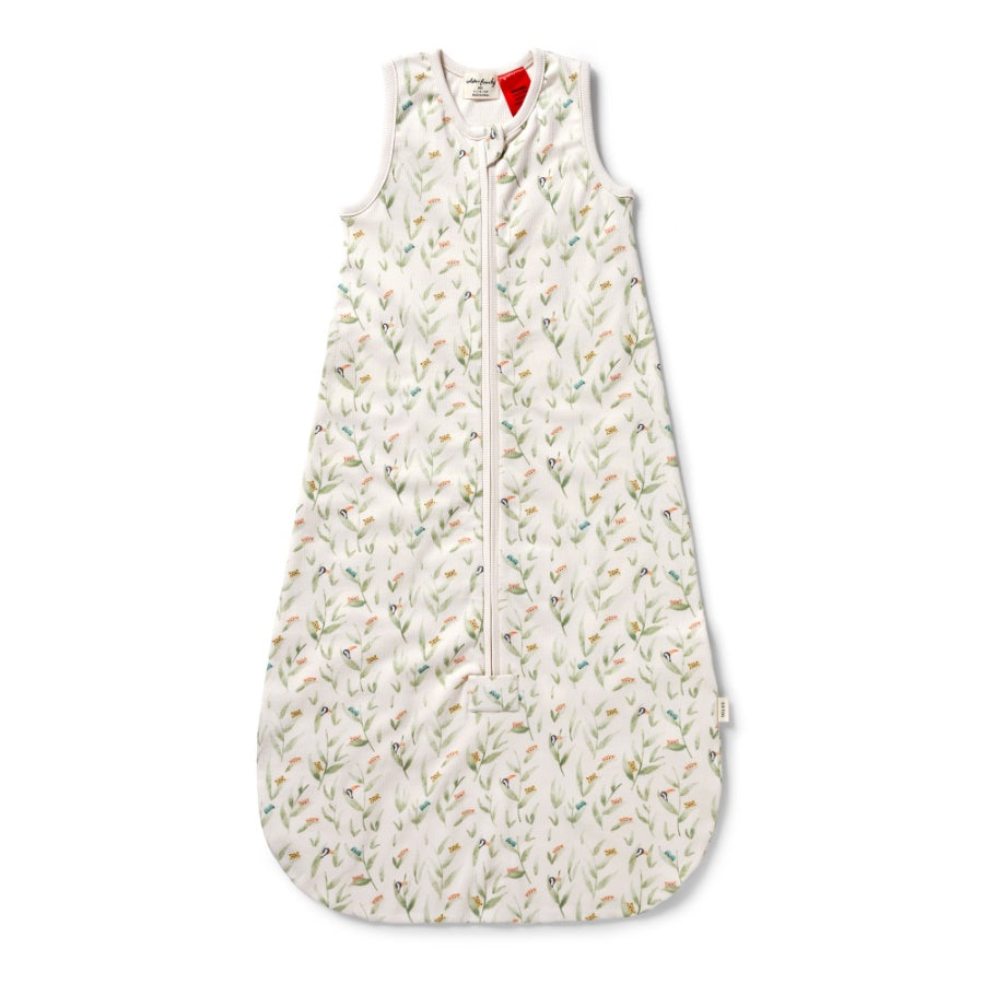 Organic Rib Sleeping Bag 0.9 TOG - Peek-a-Boo