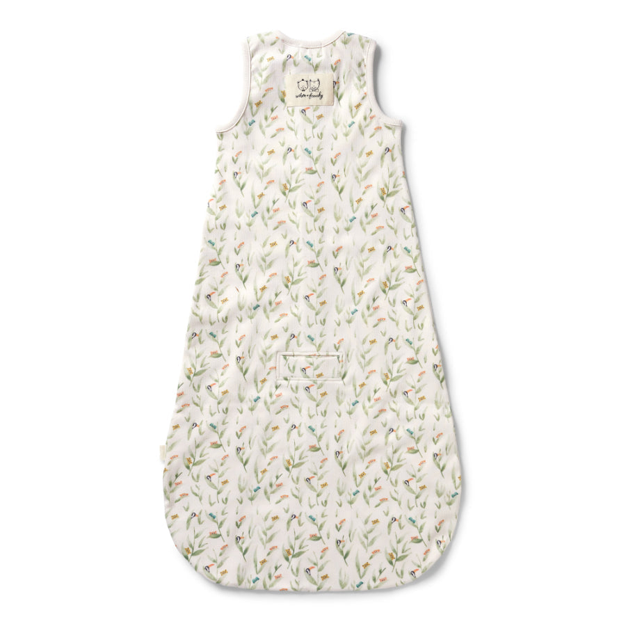Organic Rib Sleeping Bag 0.9 TOG - Peek-a-Boo
