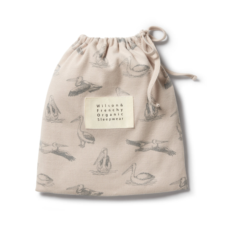 Wilson & Frenchy Organic Rib Short Sleeve Pyjamas - Little Pelican