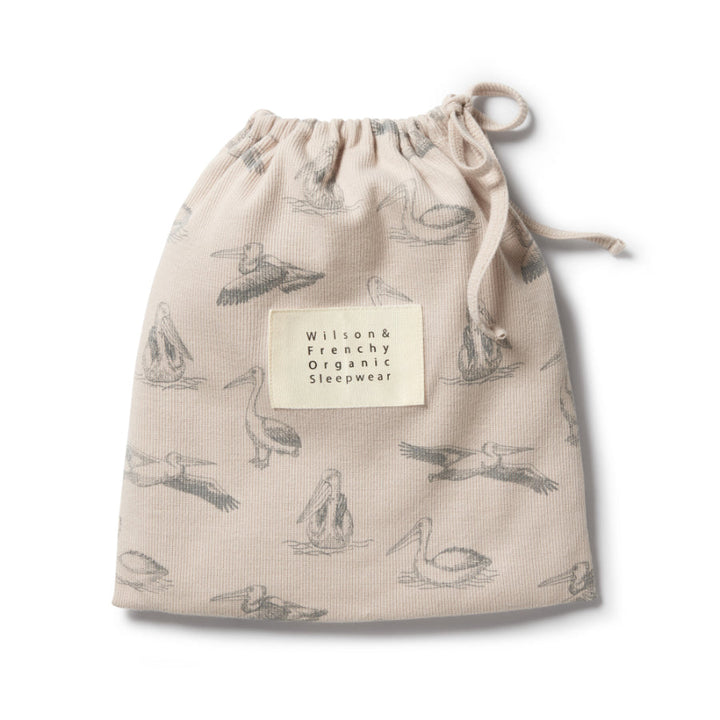 Wilson & Frenchy Organic Rib Short Sleeve Pyjamas - Little Pelican