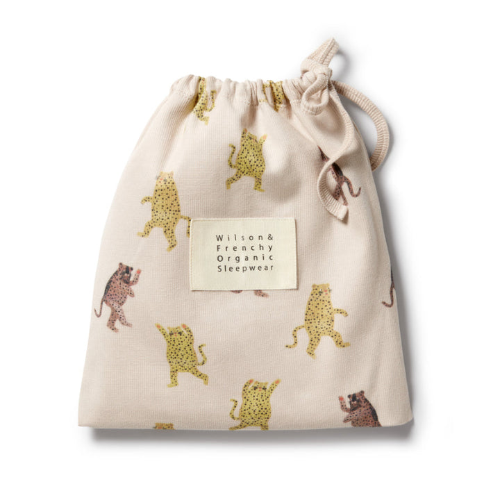 Wilson & Frenchy Organic Rib Short Sleeve Pyjamas - Roar