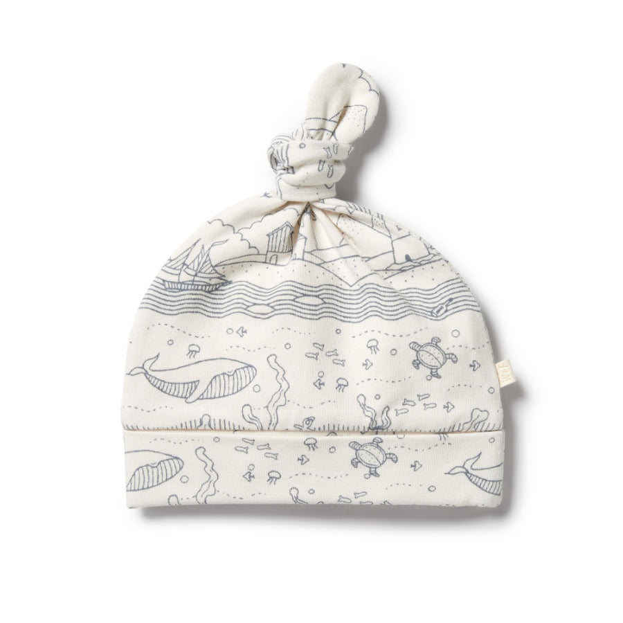 Organic Knot Hat - Seaside