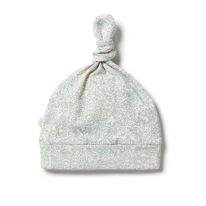 Wilson & Frenchy Organic Knot Hat - Squiggle