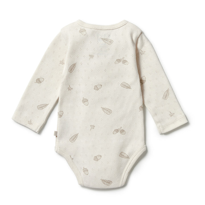Wilson and Frenchy Organic Pointelle Henley Bodysuit - Little Acorn