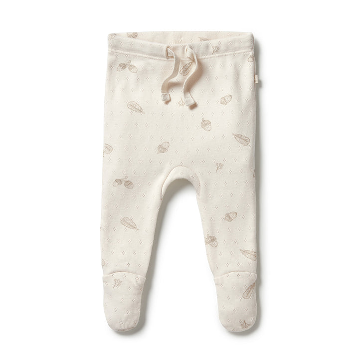 Wilson and Frenchy Organic Pointelle Legging with Feet - Little Acorn