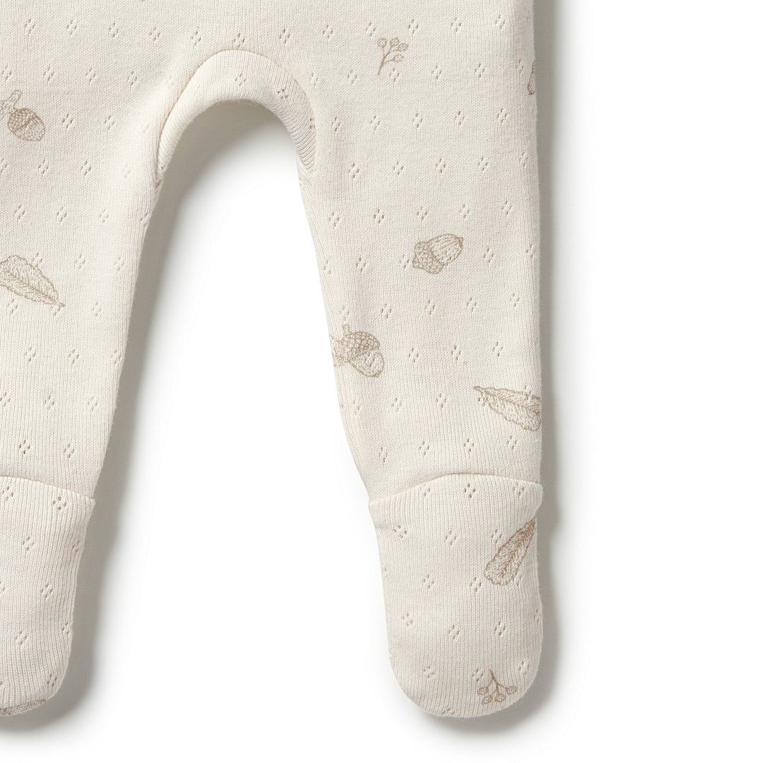 Wilson and Frenchy Organic Pointelle Legging with Feet - Little Acorn