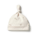 Organic Pointelle Knot Hat - Little Acorn