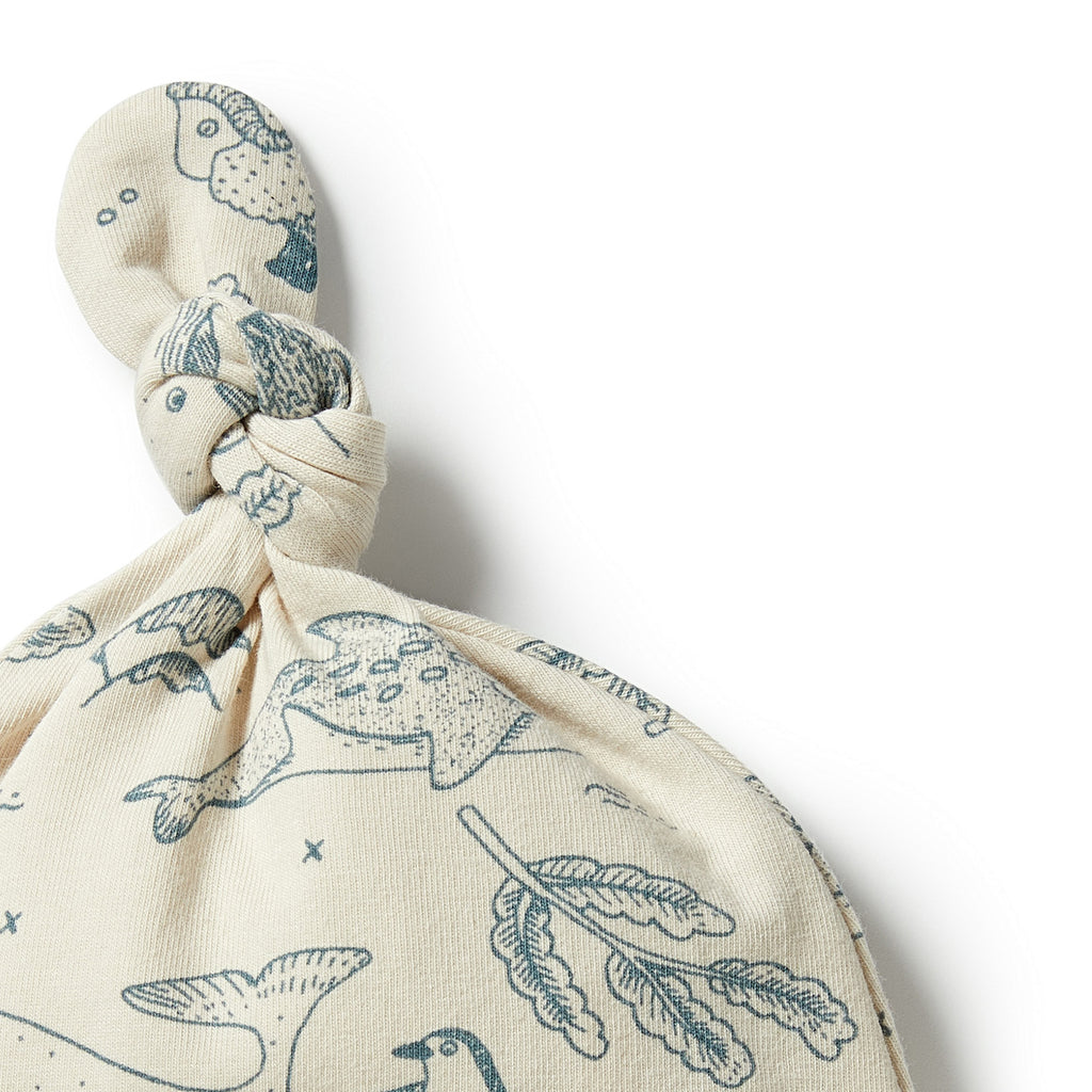 Organic Knot Hat - Arctic Blast