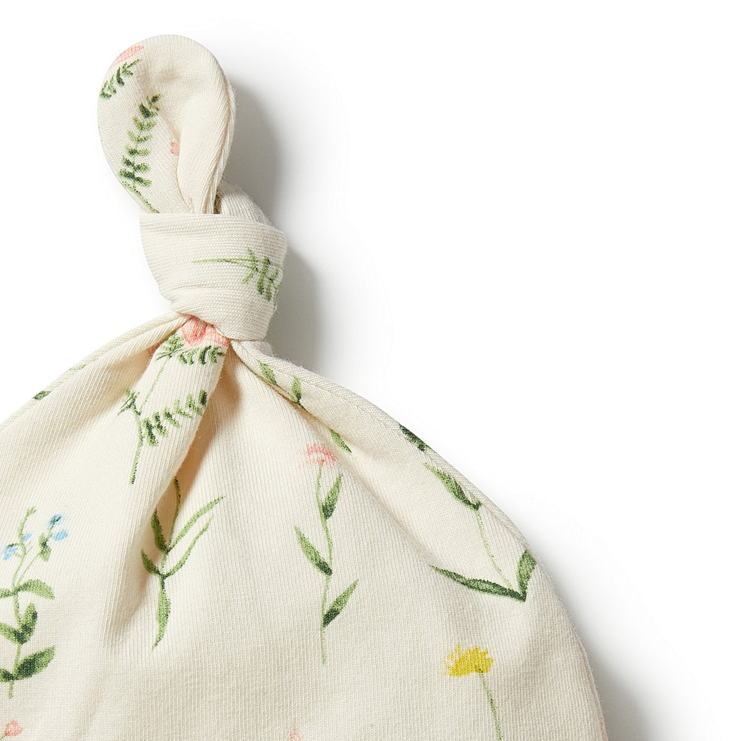 Wilson and Frenchy Organic Knot Hat - Wild Flower