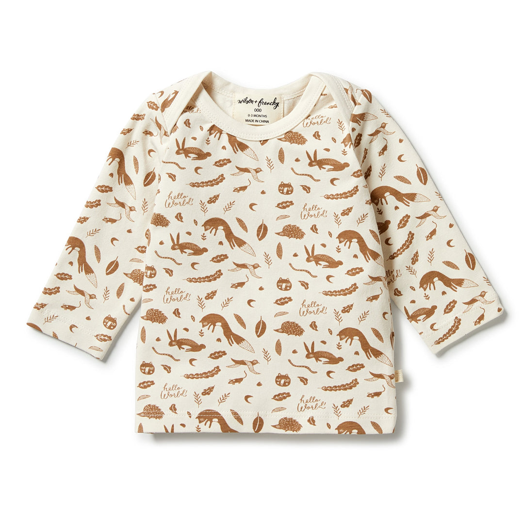 Wilson and Frenchy Organic Envelope Top - Hello World