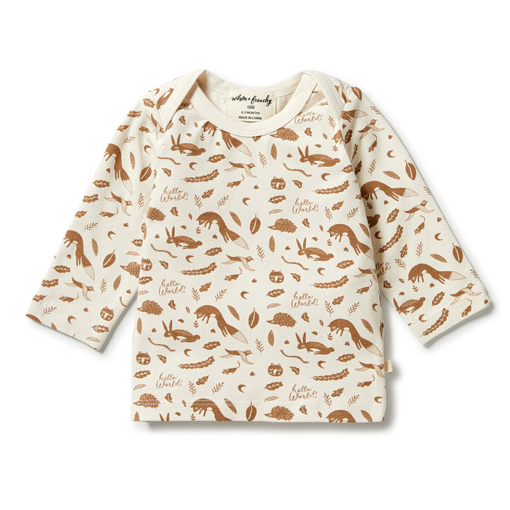 Wilson and Frenchy Organic Envelope Top - Hello World
