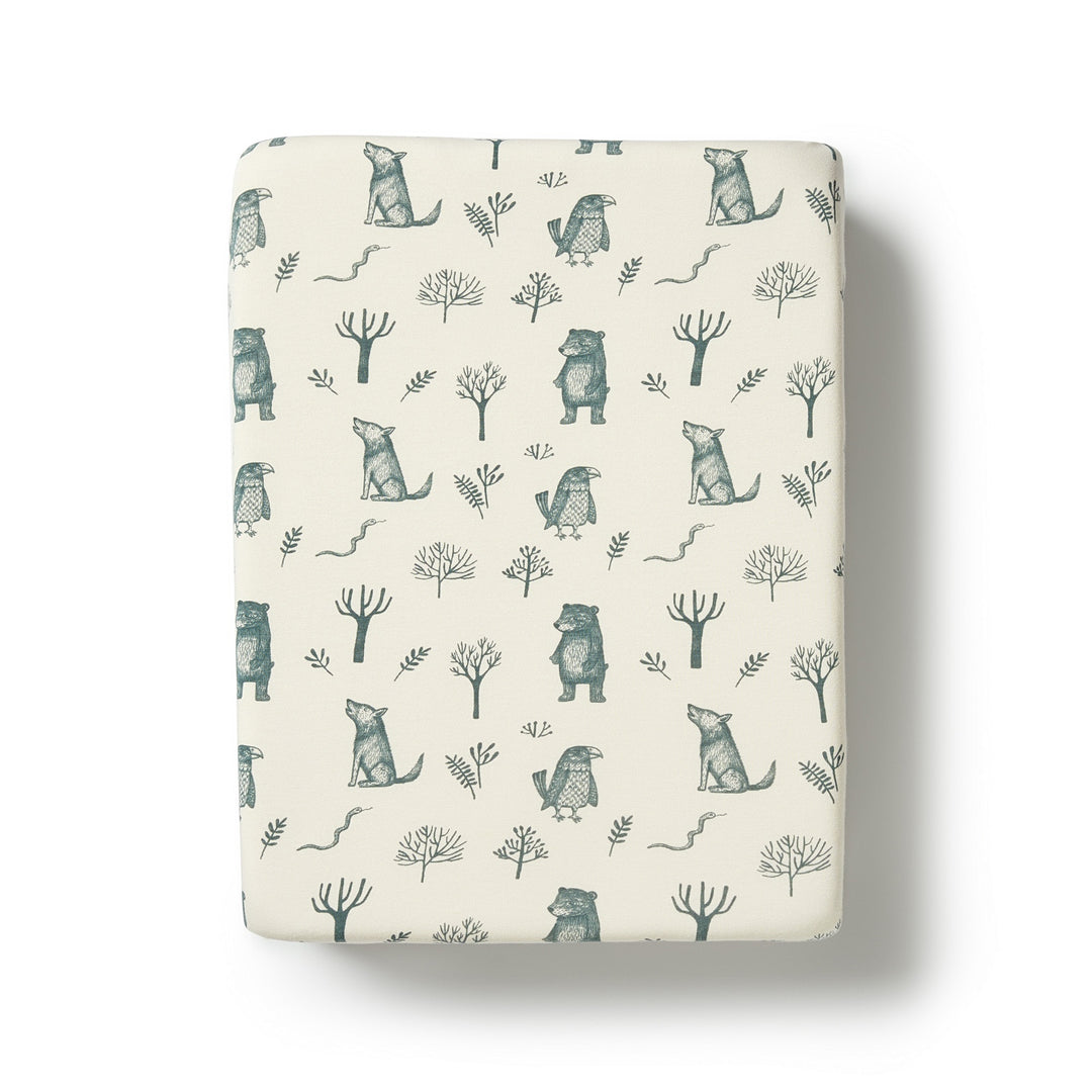 Wilson and Frenchy Organic Bassinet Sheet - The Woods