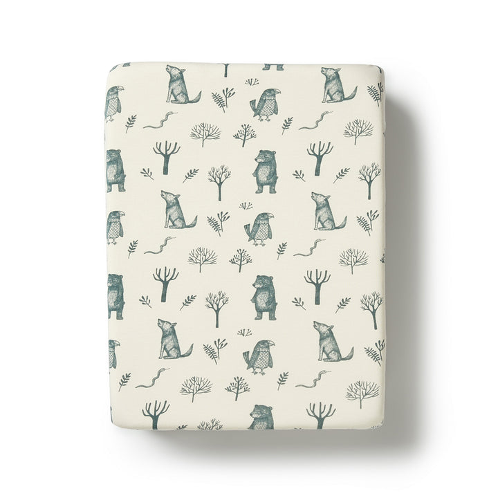 Wilson and Frenchy Organic Bassinet Sheet - The Woods