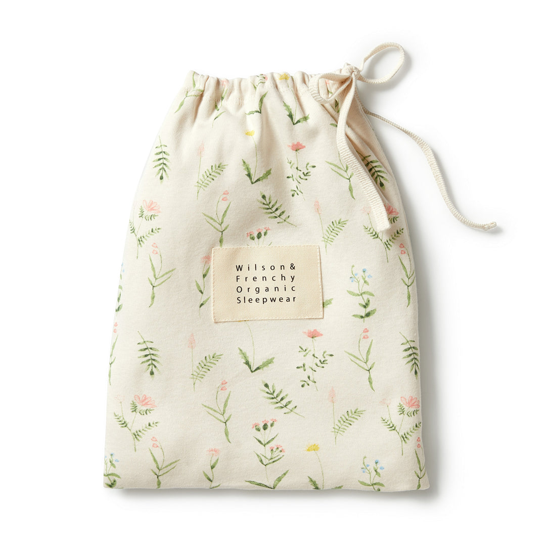 Wilson and Frenchy Organic Long Sleeve Pyjamas - Wild Flower