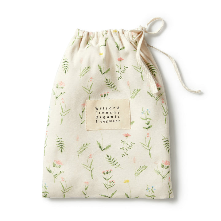 Wilson and Frenchy Organic Long Sleeve Pyjamas - Wild Flower