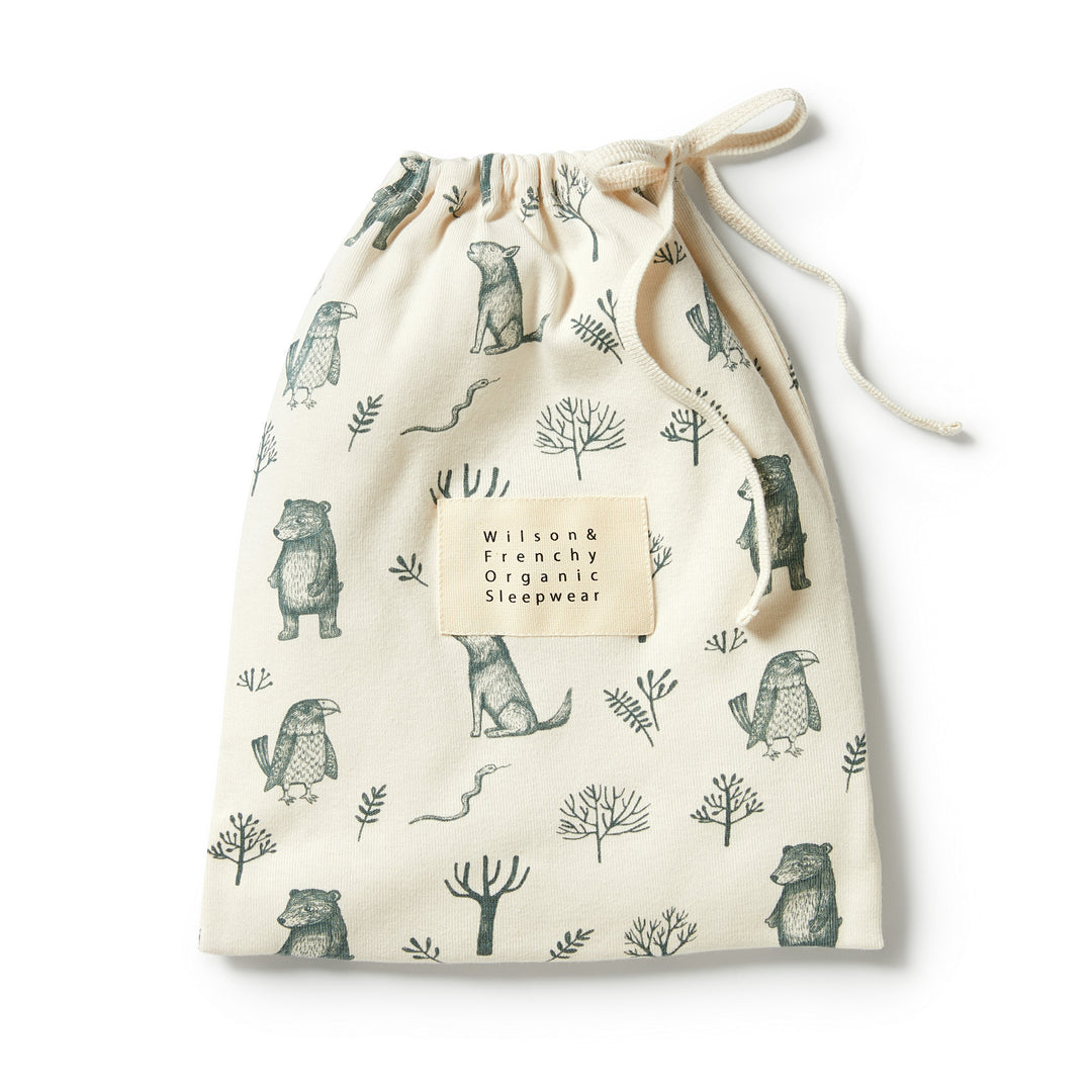 Wilson and Frenchy Organic Long Sleeve Pyjamas - The Woods