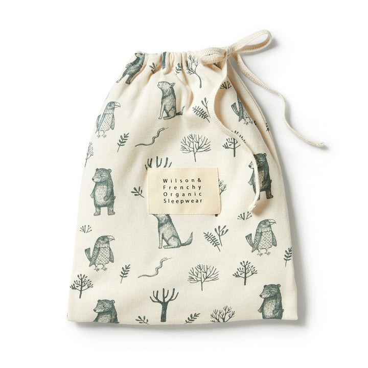 Wilson and Frenchy Organic Long Sleeve Pyjamas - The Woods