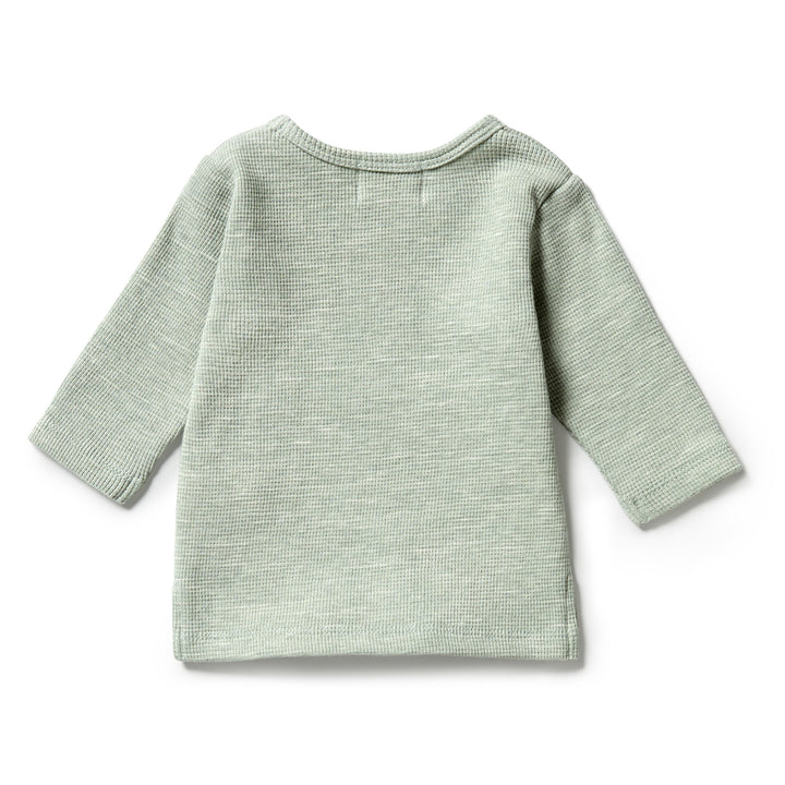 Wilson and Frenchy Organic Waffle Pocket Top - Sage