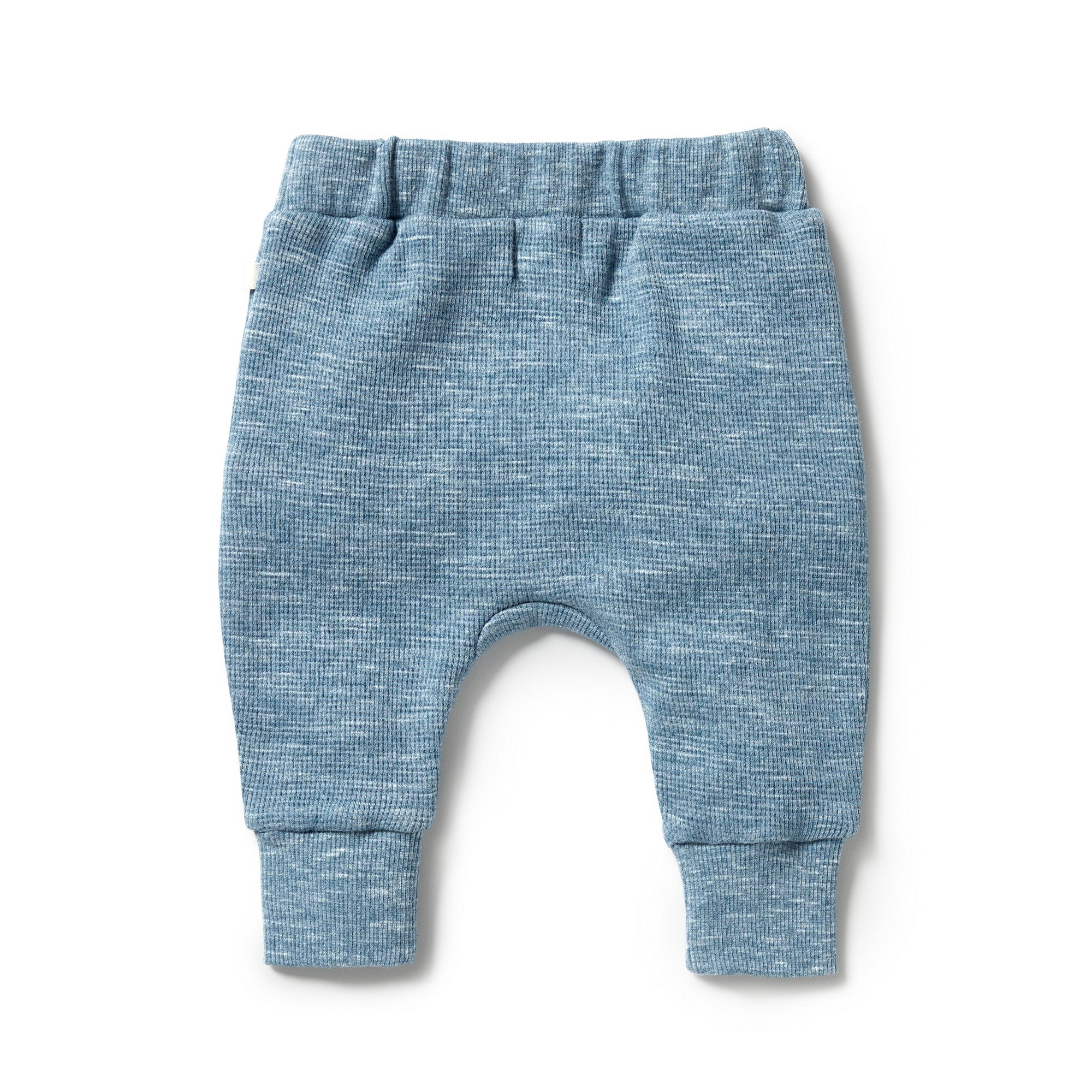 Wilson and Frenchy Organic Waffle Slouch Pant - Bluestone