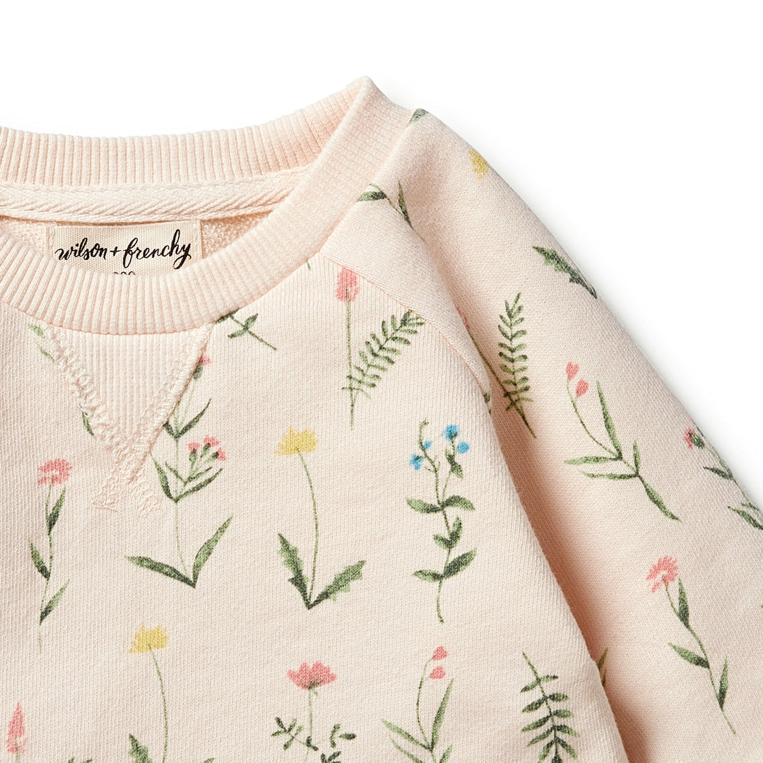 Wilson and Frenchy Organic Terry Sweat - Wild Flower