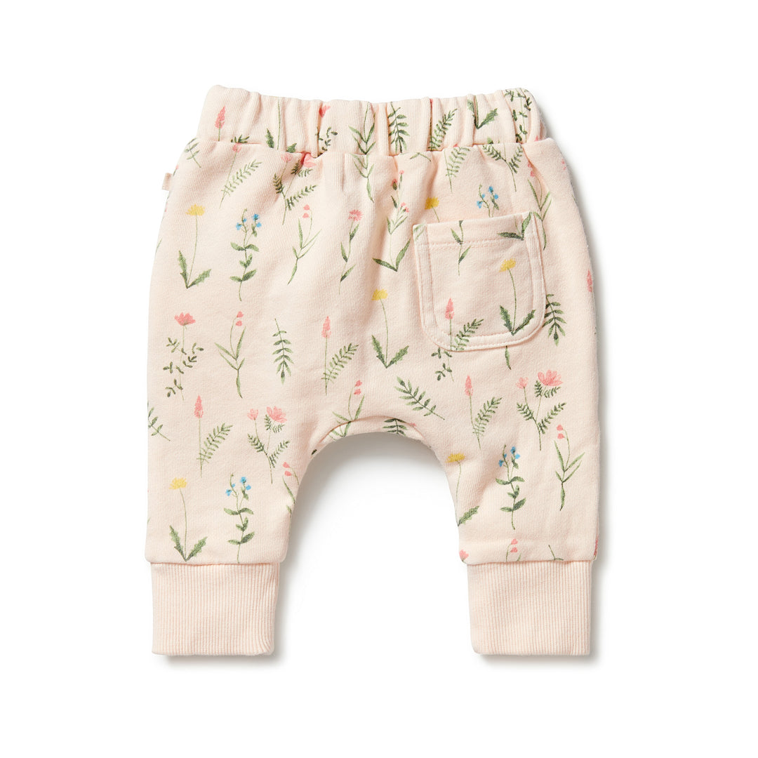 Wilson and Frenchy Organic Terry Slouch Pant - Wild Flower