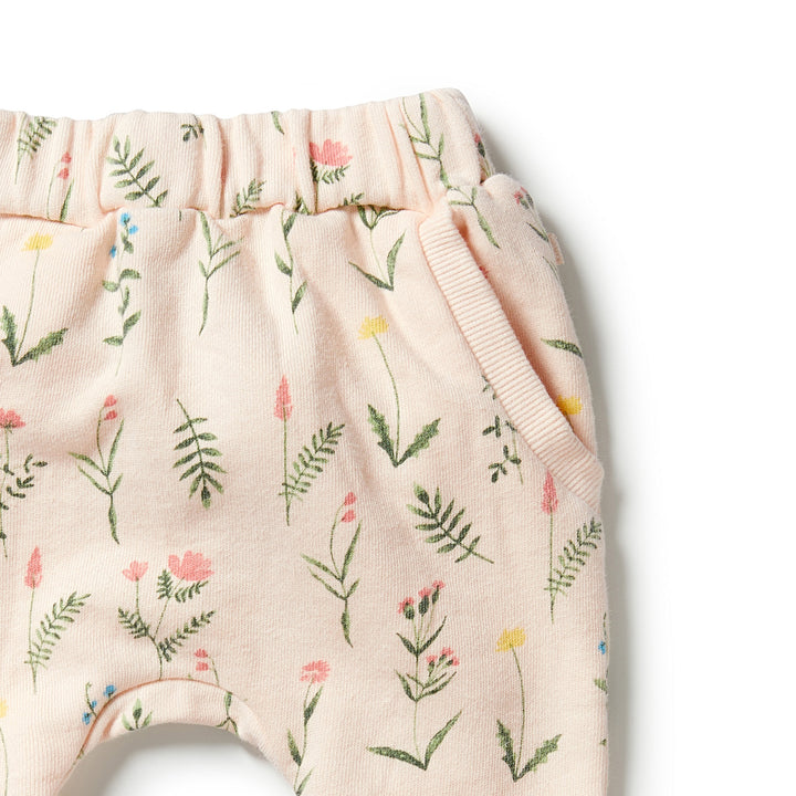 Wilson and Frenchy Organic Terry Slouch Pant - Wild Flower