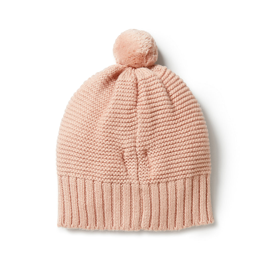 Wilson and Frenchy Knitted Cable Hat - Rose