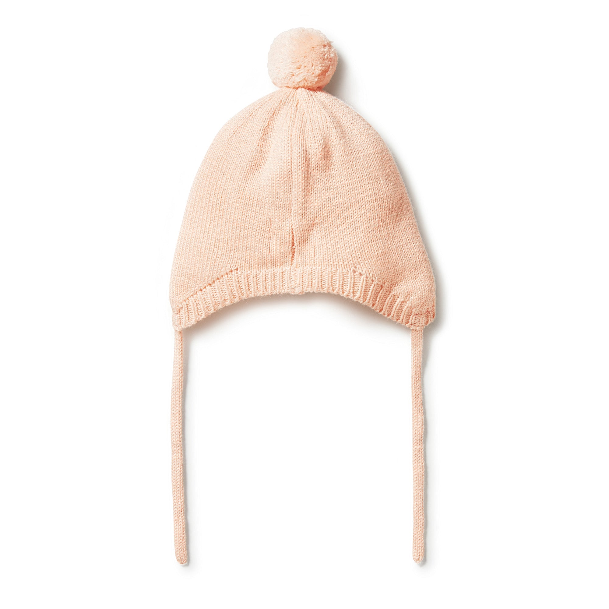 Knitted Mini Cable Bonnet - Shell