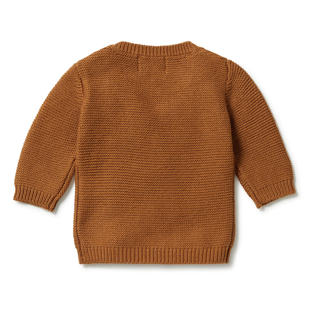 Wilson and Frenchy Knitted Cable Jumper - Spice