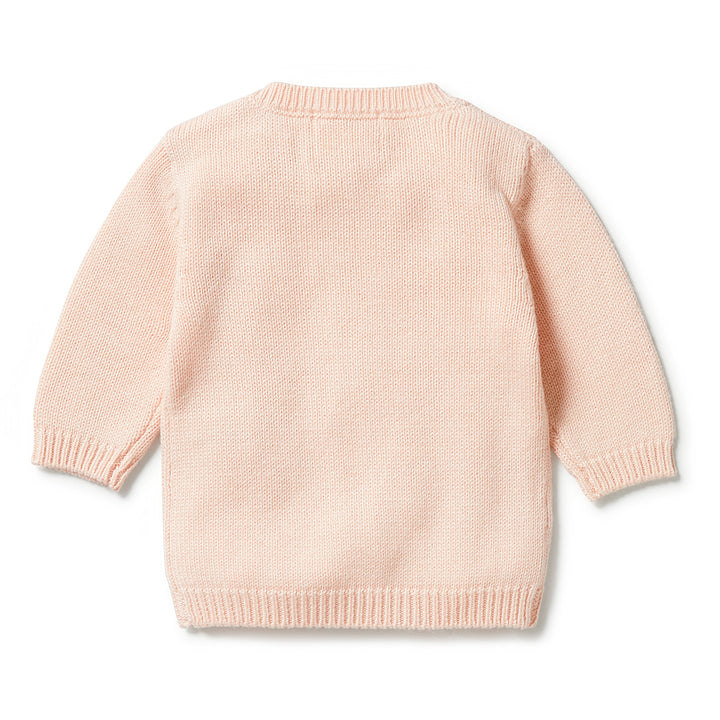 Wilson and Frenchy Knitted Mini Cable Jumper - Blush