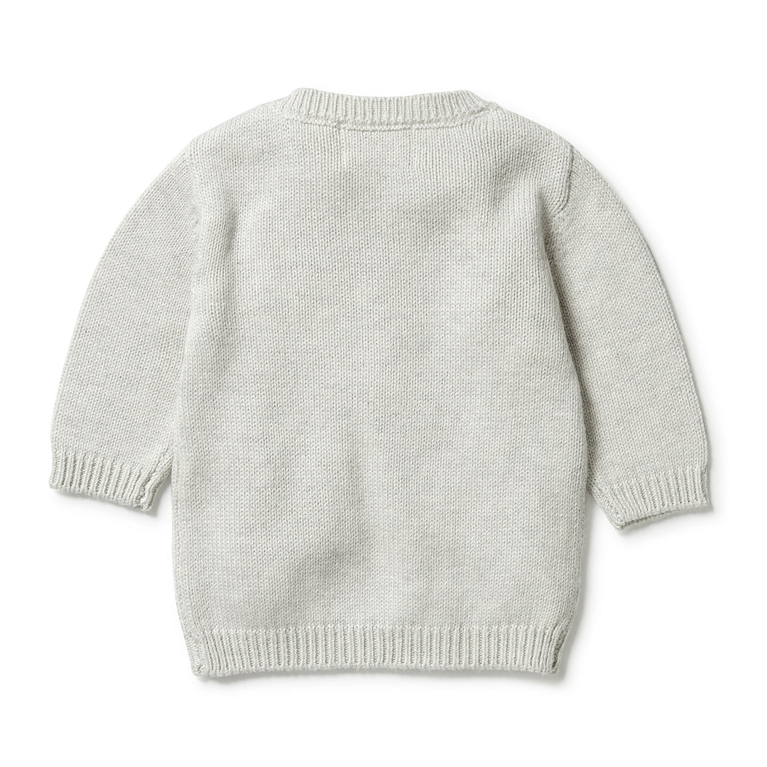 Wilson and Frenchy Knitted Mini Cable Jumper - Grey Melange