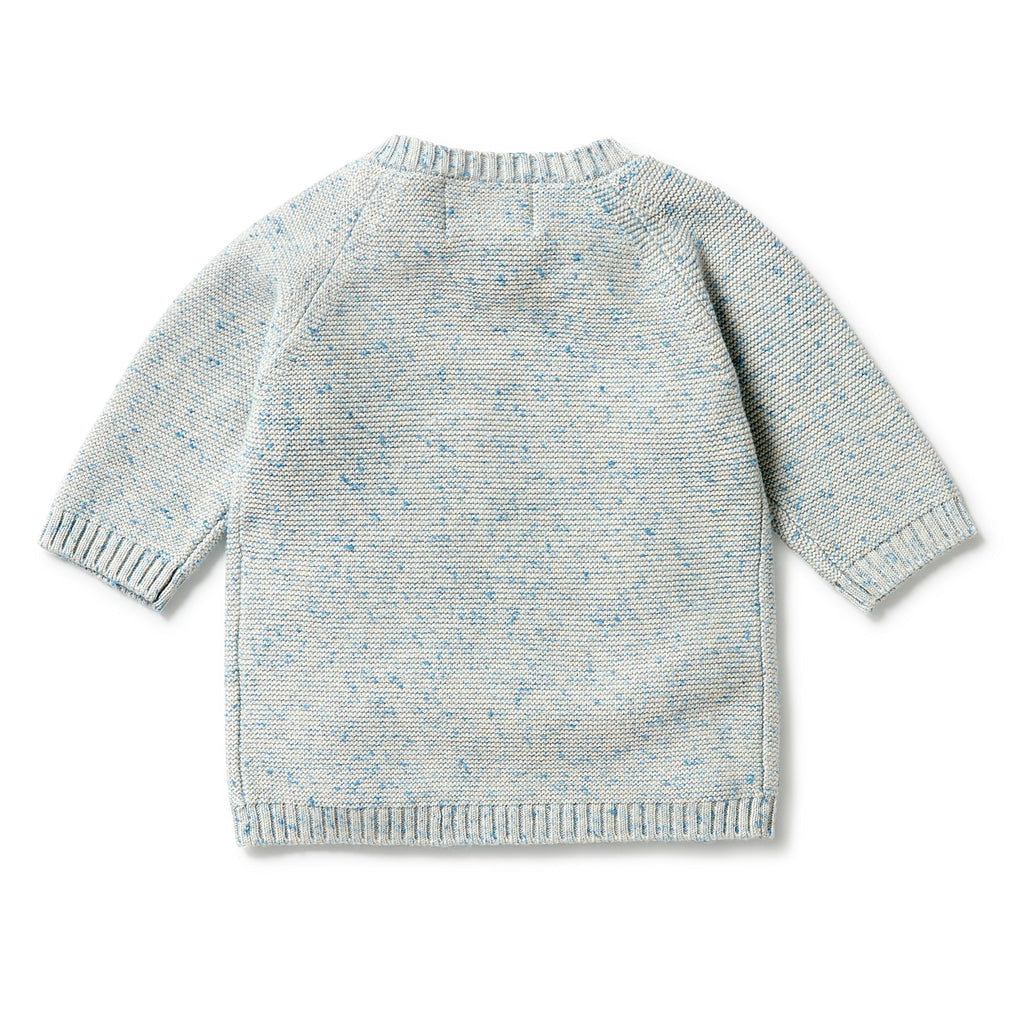 Wilson and Frenchy Knitted Kimono Cardigan - Bluestone Fleck