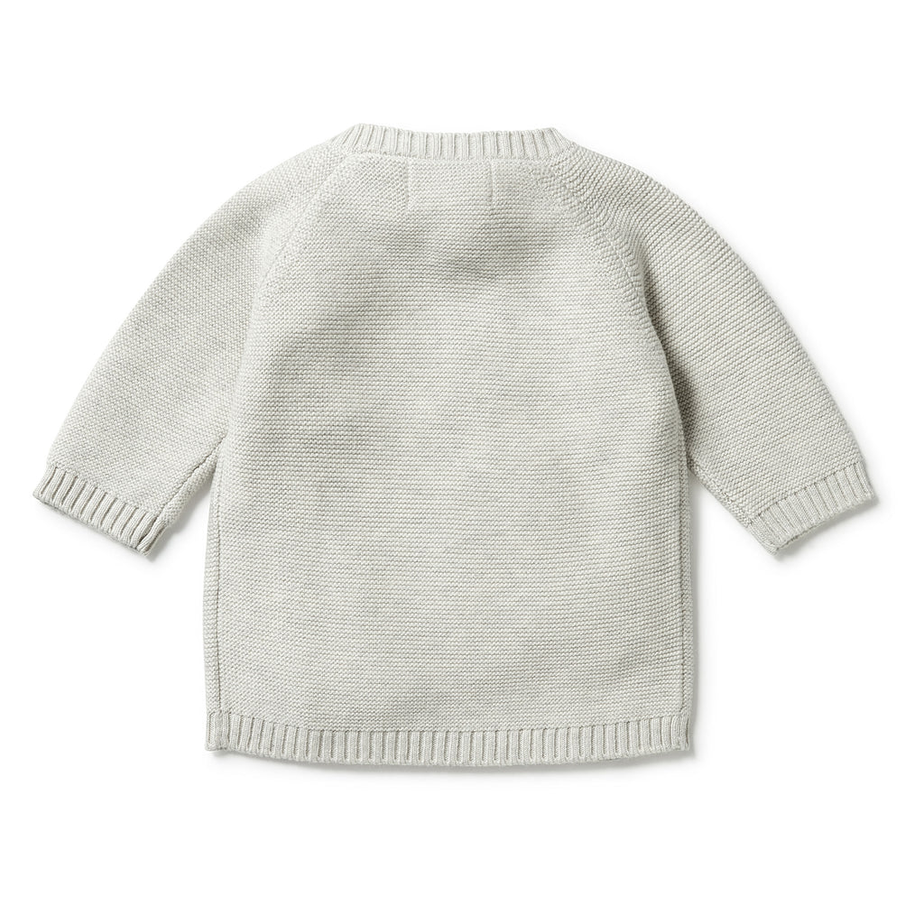 Wilson and Frenchy Knitted Kimono Cardigan - Grey Melange