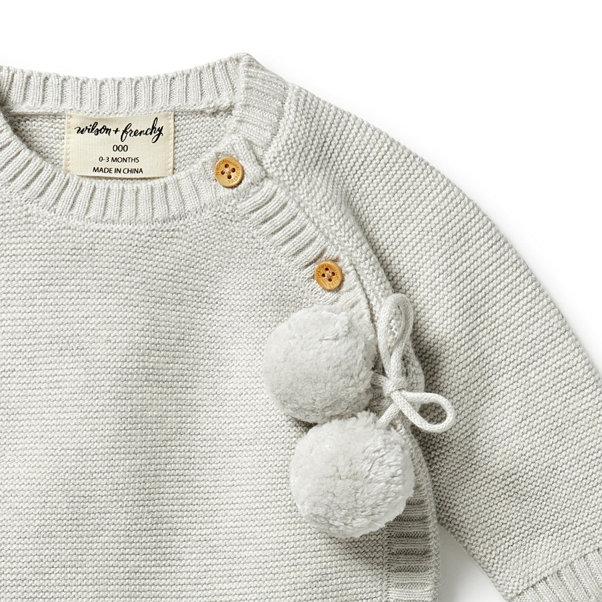 Wilson and Frenchy Knitted Kimono Cardigan - Grey Melange