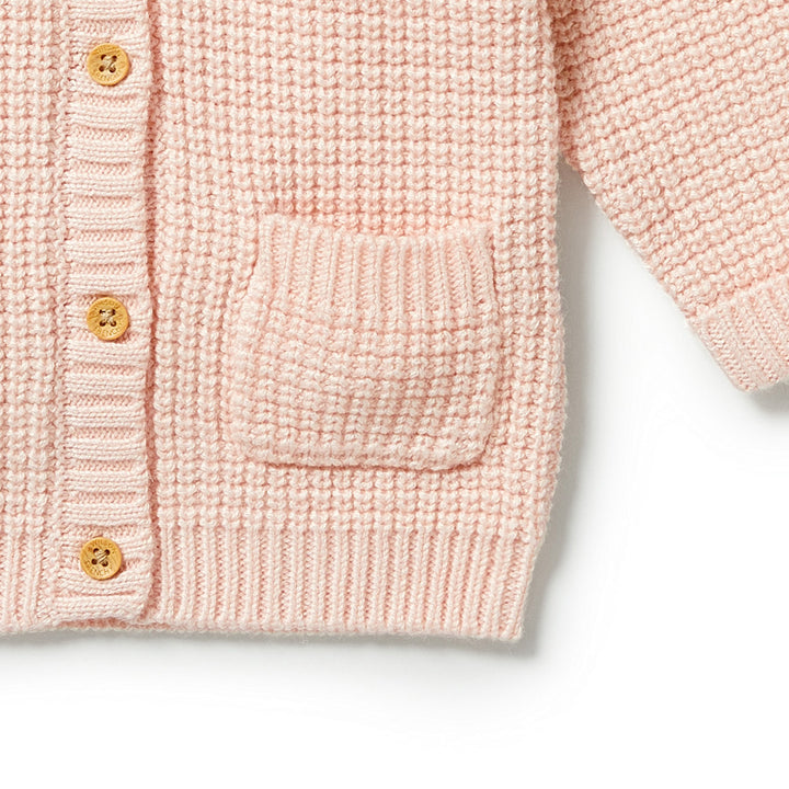 Wilson and Frenchy Knitted Button Jacket - Blush