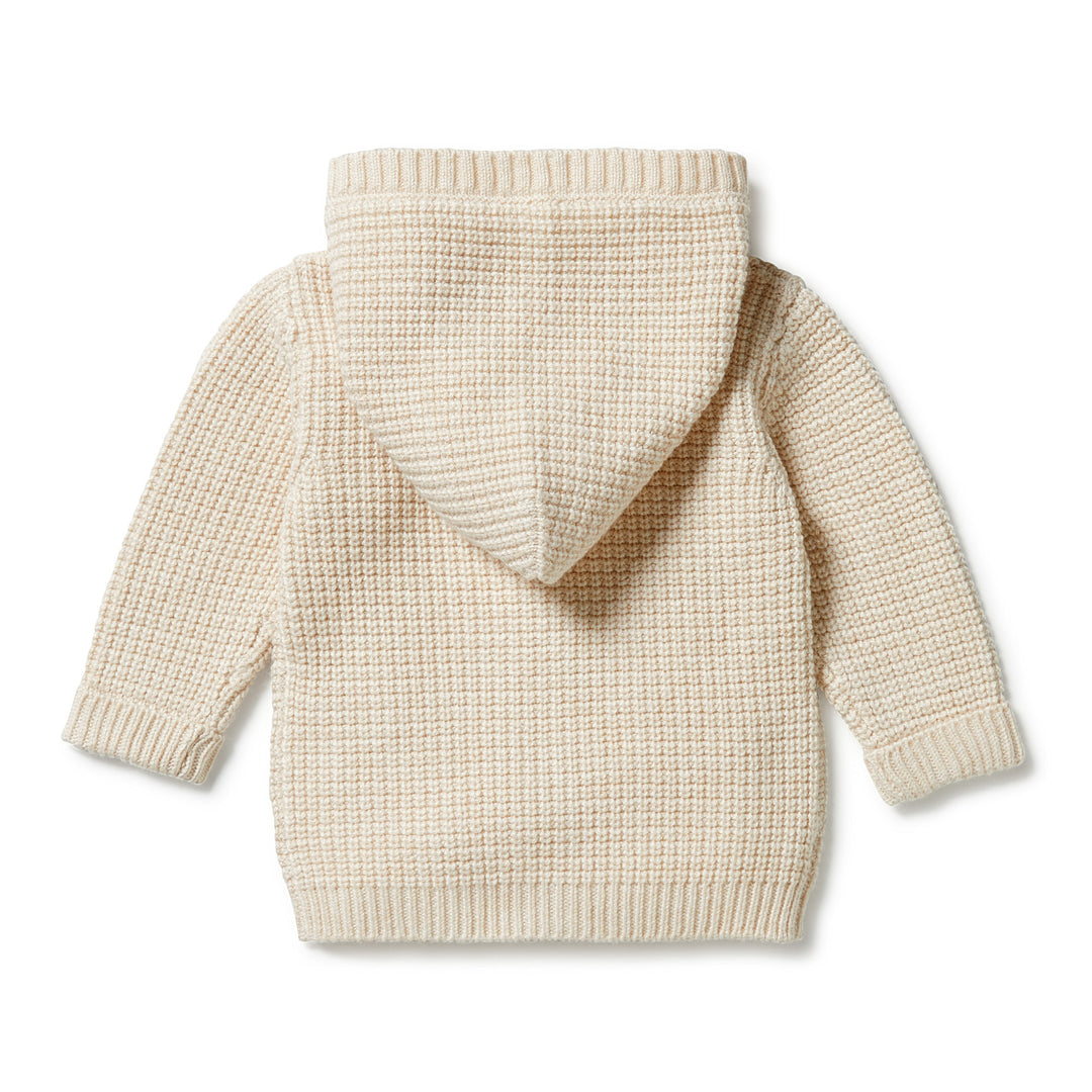 Wilson and Frenchy Knitted Button Jacket - Sand Melange