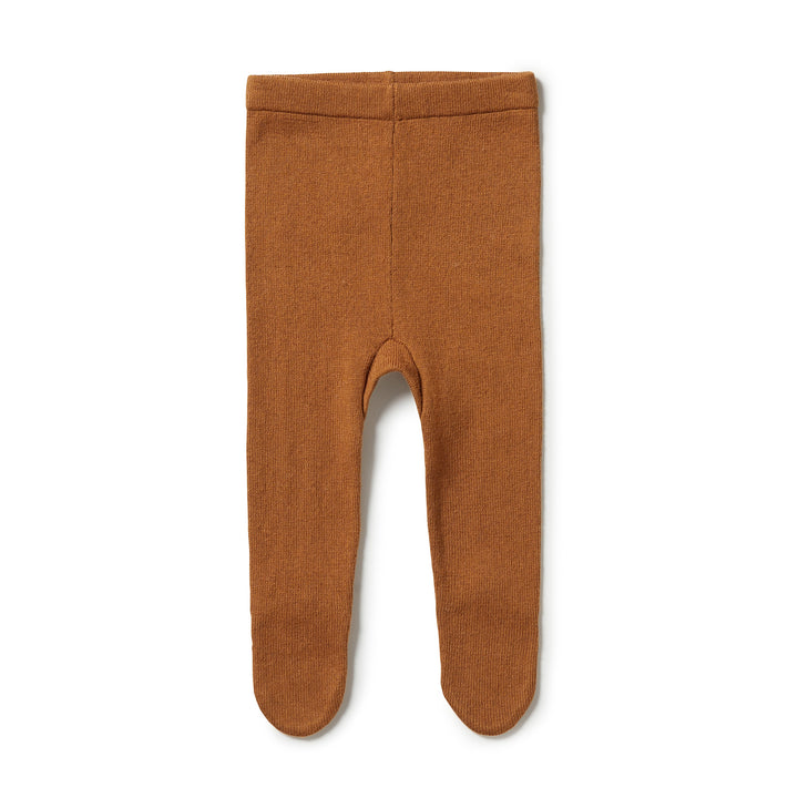 Wilson and Frenchy Knitted Legging with Feet - Spice