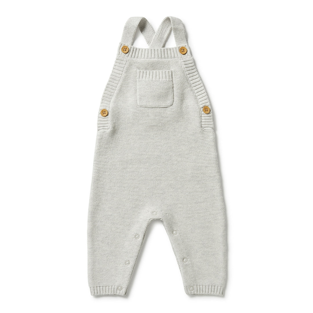 Wilson and Frenchy Knitted Overall - Grey Melange