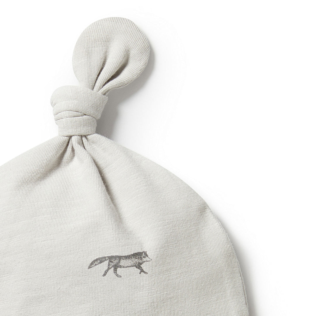 Wilson and Frenchy Organic Knot Hat - Mr Wolf