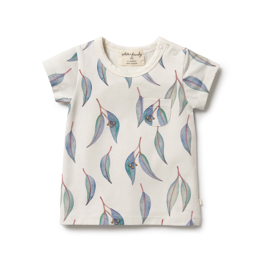 DH Exclusive | Organic Pocket Tee - Blue Eucalyptus